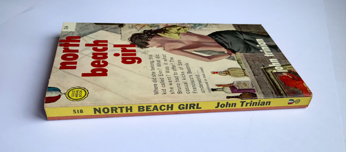 NORTH BEACH GIRL British pulp fiction book by John Trinian featuring Lesbian themes 1961